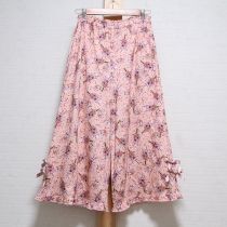 ピンクハーブブーケプリントカットソーパンツ