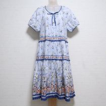 水色フィオーレ・ジャルディーノワンピース