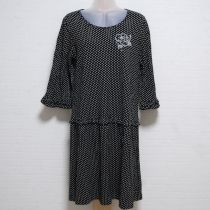 黒水玉くちなしカットソーチュニック【11号】