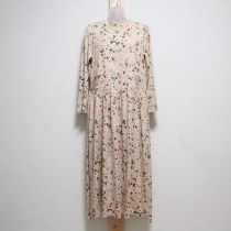 ピンク苺カットソーワンピース