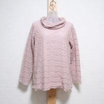 ピンク総レースブラウス