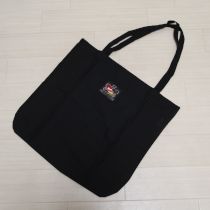 黒パッチ付きエコバッグ