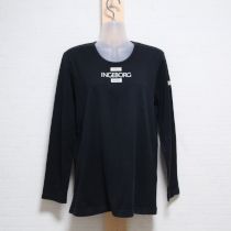 黒ロゴ長Tシャツ【M】
