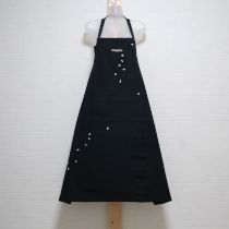 黒うさぎ刺繍エプロン