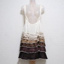茶系段々グラデーションチュニック【F】