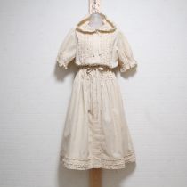 生成ピコフリルフード付きワンピース