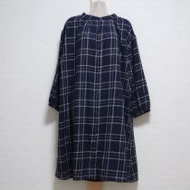 紺系チェックチュニック