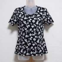 黒ロゴアクセプリントTシャツ【11号】