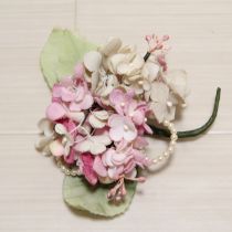 ピンク系紫陽花コサージュ