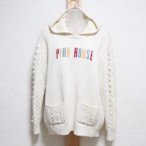 生成ロゴ編み込みセーター