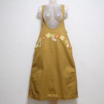 からし花ロゴパッチワークジャンパースカート