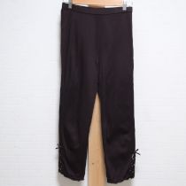 こげ茶サテンリボン使いレギンス【11号】