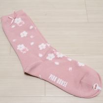 ピンク桜ソックス