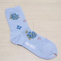水色ハイドランジアソックス
