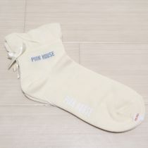 生成ハート柄ソックス