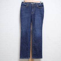 紺USED加工デニムパンツ【S】