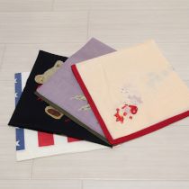 プリントハンカチ4枚セット