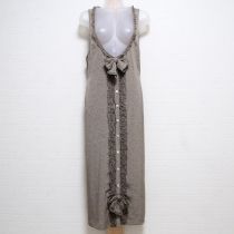 カーキ南天ポリジャンパースカート