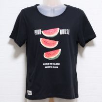 黒スイカプリントTシャツ【3(M)】