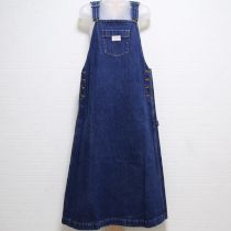 紺デニムジャンパースカート