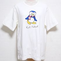 白マフラーペンギンTシャツ【M】