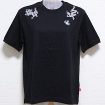 黒ドラゴン刺繍Tシャツ【M】