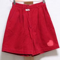 赤ハートパッチショートパンツ