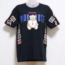 黒ポロくまTシャツ