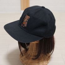 黒テリア刺繍キャップ