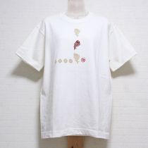 オフ白めでたいTシャツ【M】