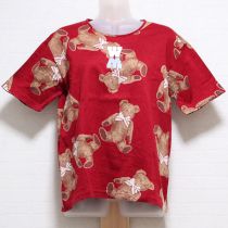 赤リボンくまTシャツ