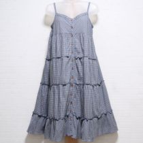 ブルー系オリチェキャミワンピース