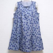ブルーチェリーチュニックブラウス