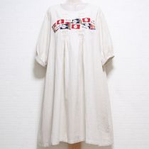 生成雛菊&ロゴパッチチュニック