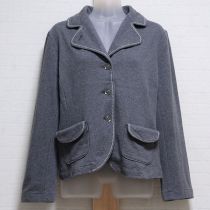 グレーステッチ入りカットソージャケット