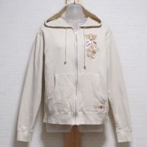 生成リボンテディ刺繍スウェットパーカー【4(L)】