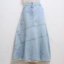 サックスレース使い切り替えスカート【L】