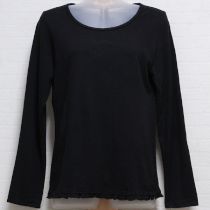 黒ロゴ刺繍カットソー【3(M)】