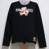 黒トラディショナルテディ長Tシャツ【M】
