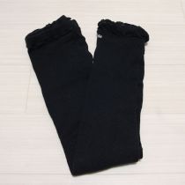 黒ロゴフリルダイヤ柄レギンス