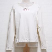 生成ロゴ入りリボンカットソー【4(L)】