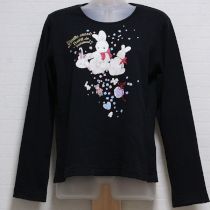 黒エトワールシュクレ長Tシャツ【3(M)】