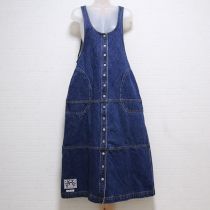 紺デニムジャンパースカート