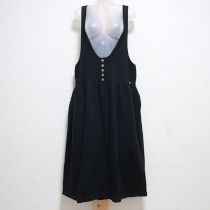 黒裏起毛スウェットジャンパースカート