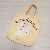 黄サンデーキティンプリントトートバッグ