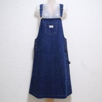 ブルーネーム付きデニムジャンパースカート