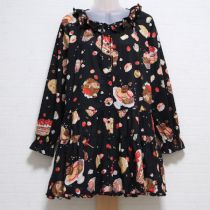 黒スイーツパーティチュニックブラウス
