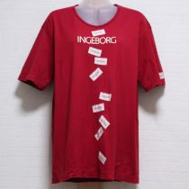 赤ネーム使いTシャツ【L】