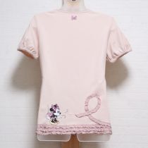 ピンクミニーフリルTシャツ【M】