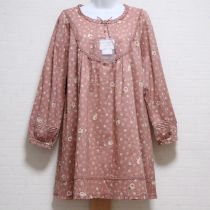 ピンクリトルローズチュニックブラウス